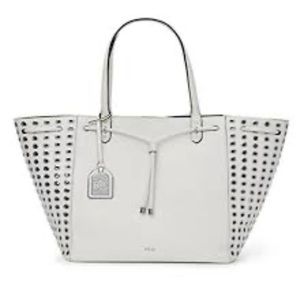 Ralph lauren leather oxford tote Clearance
